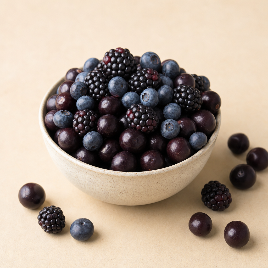 Antocianinas — frutas vermelhas