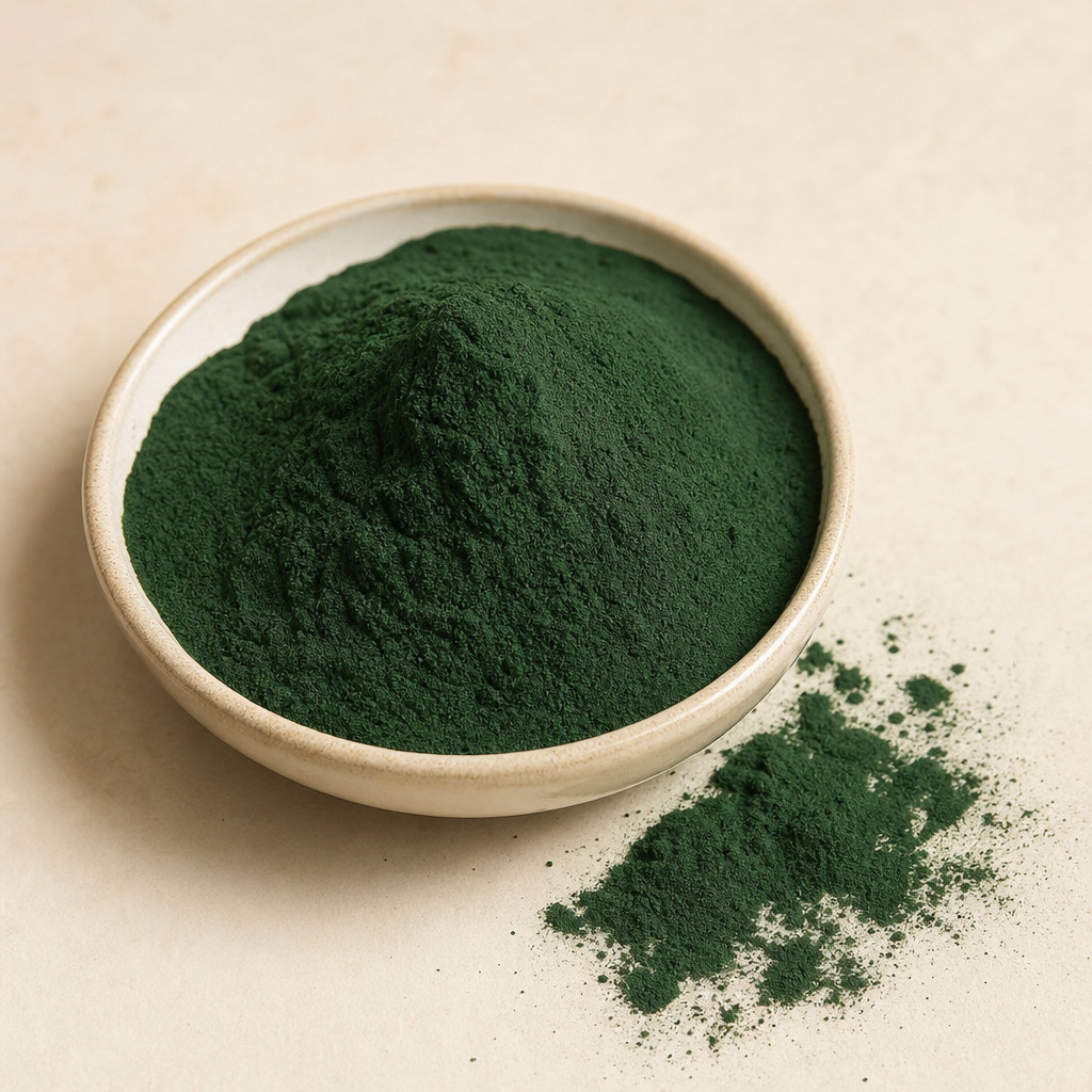 Espirulina em pó